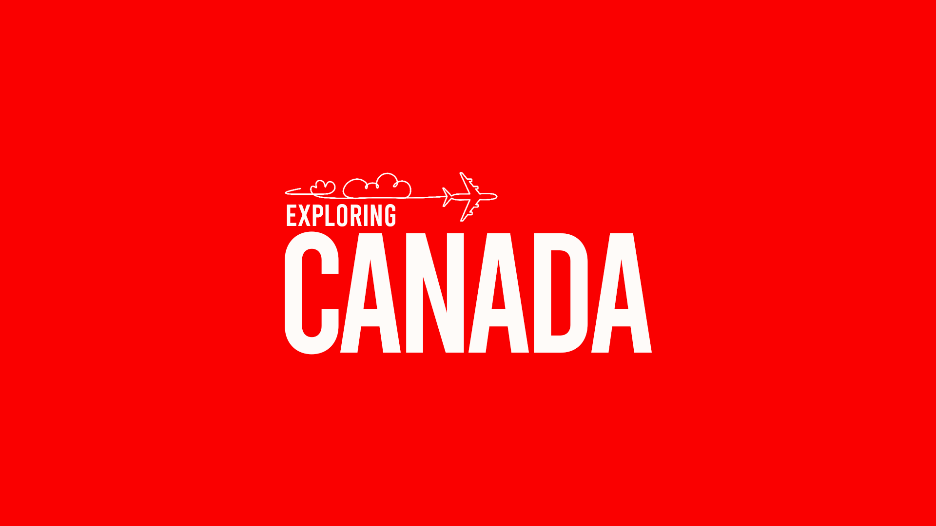 Exploring Canada campaign identity