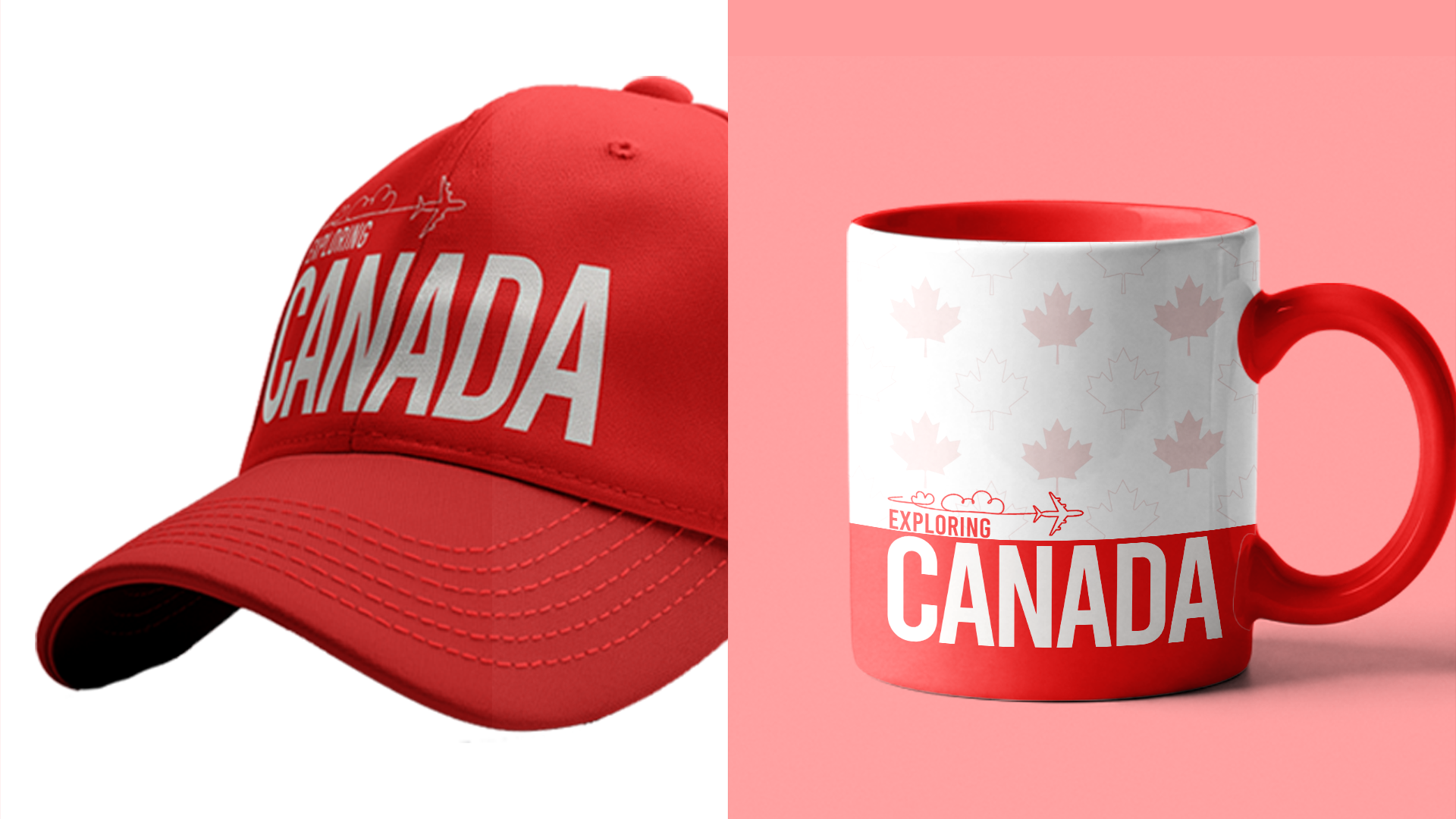 Exploring Canada second souvenir and promotional item design