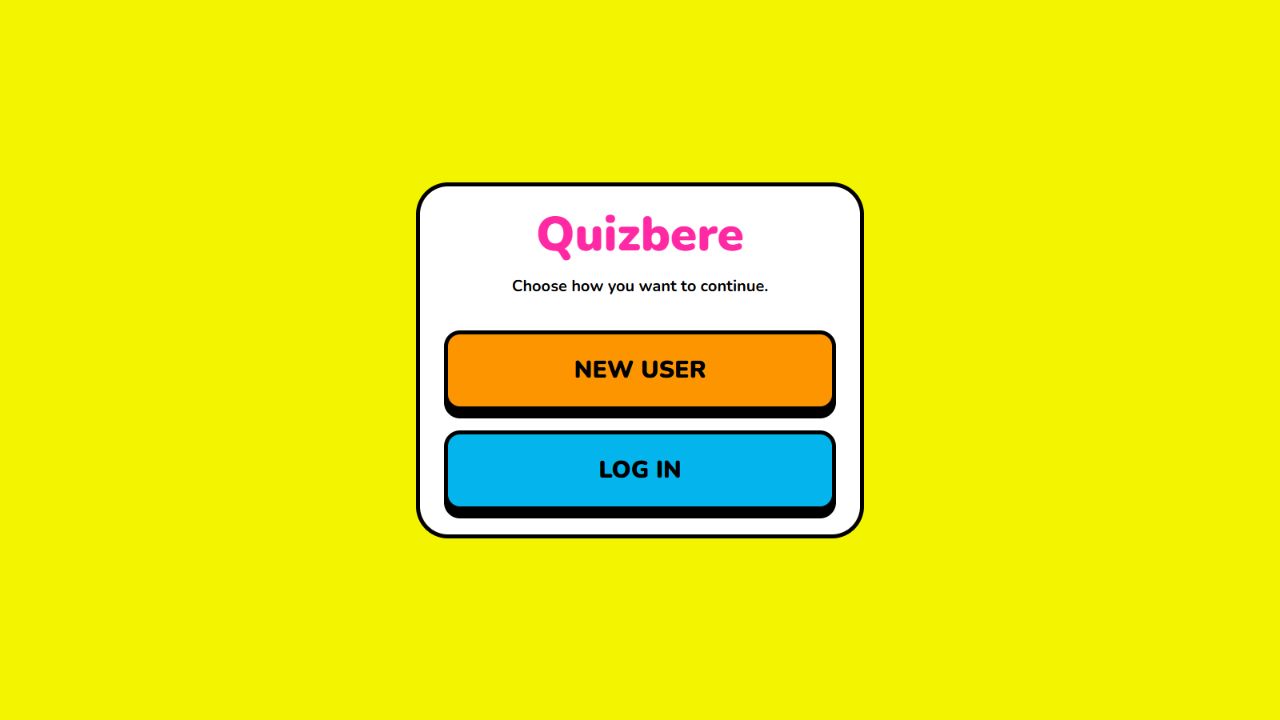 Quizbere website thumbnail
