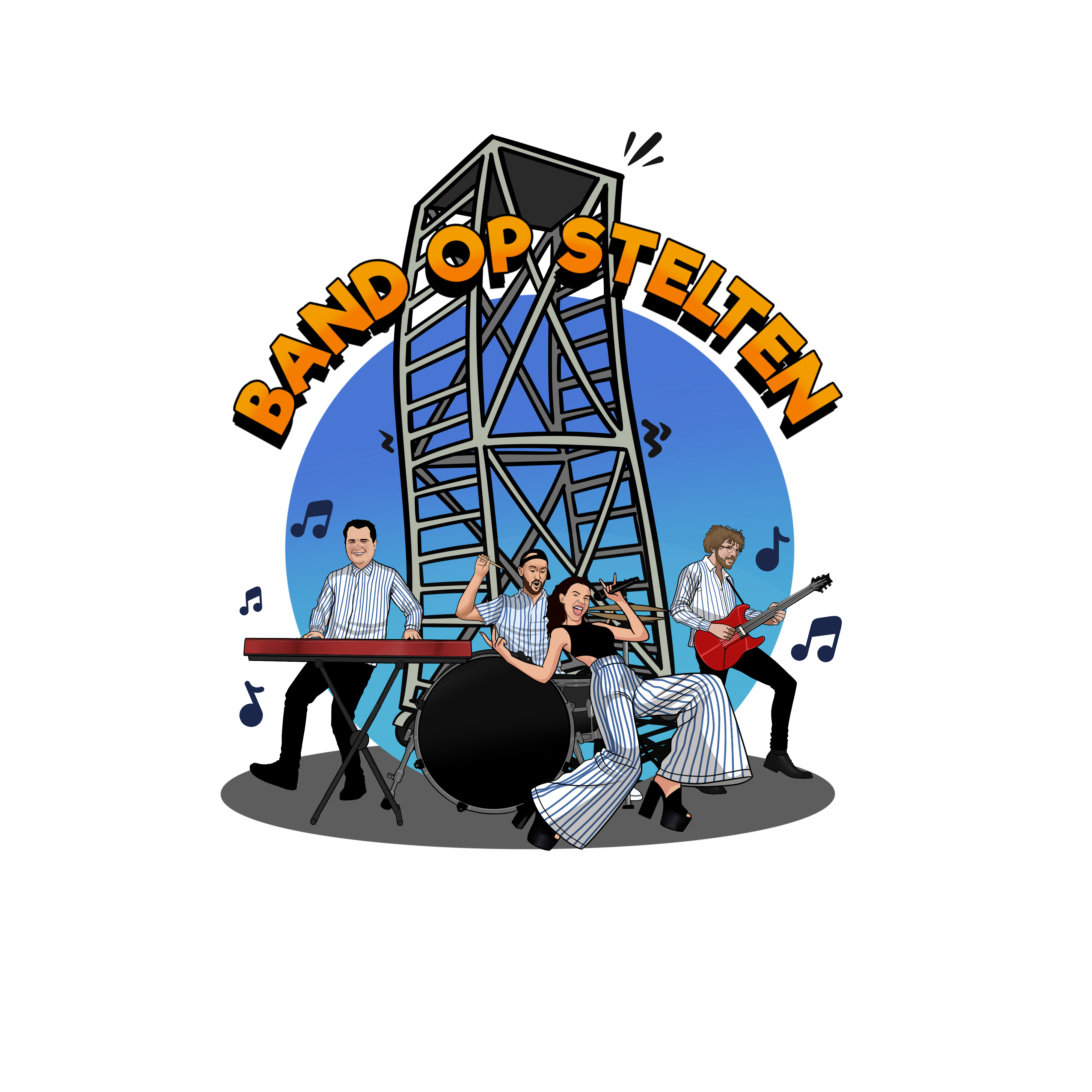 Band Op Stelten logo