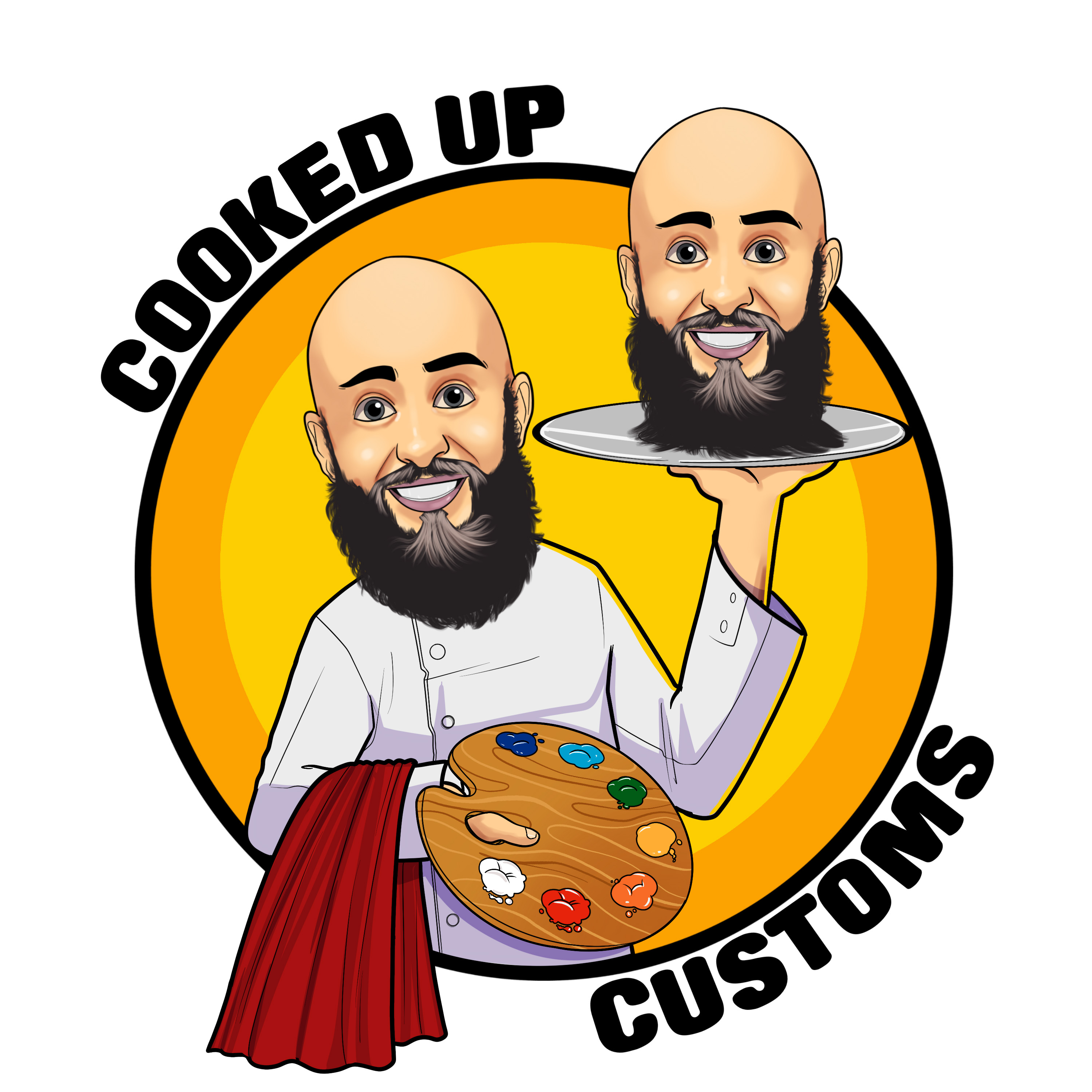 Cooked Up Customs logo