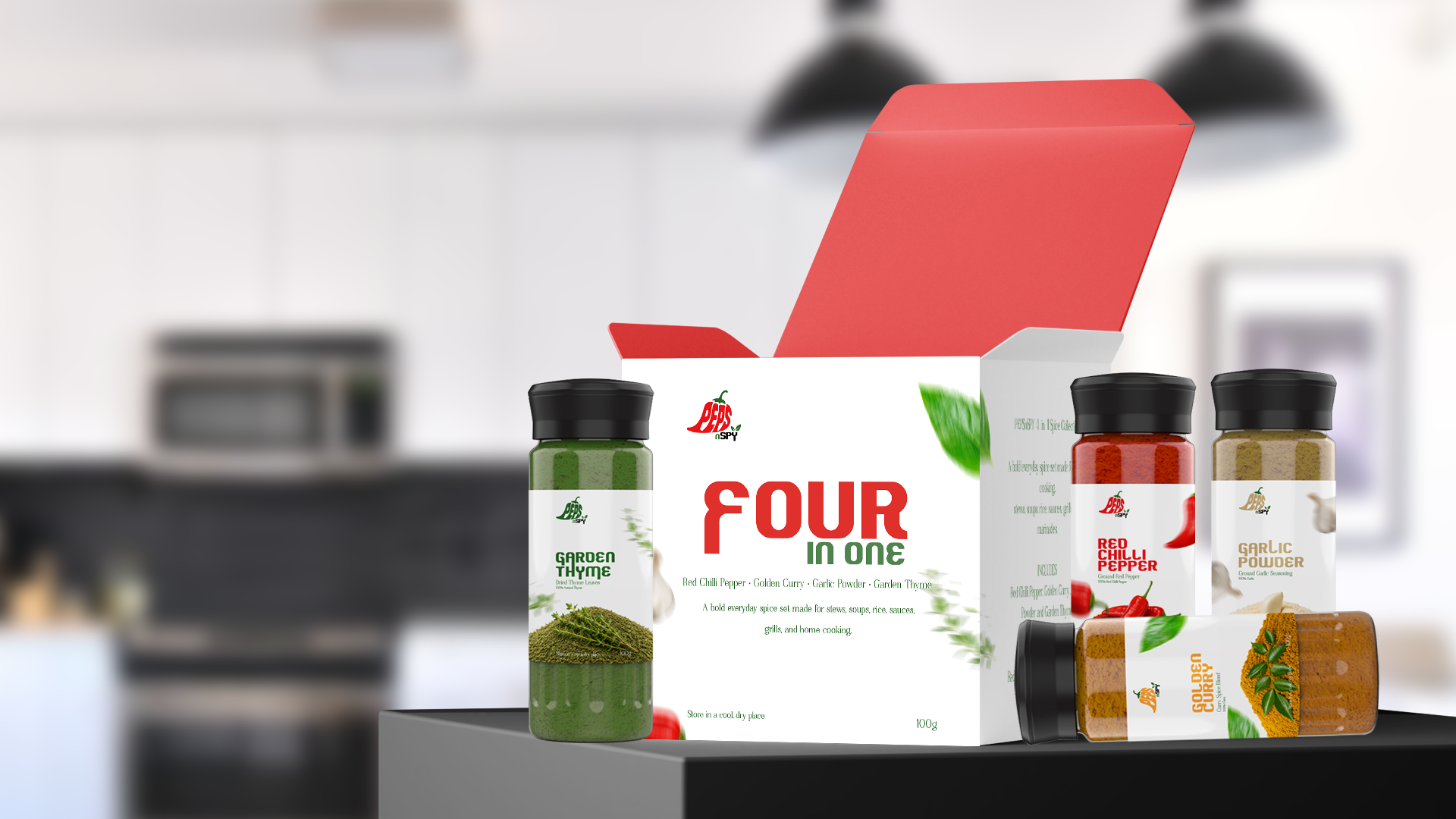 Peps n Spy four in one package design