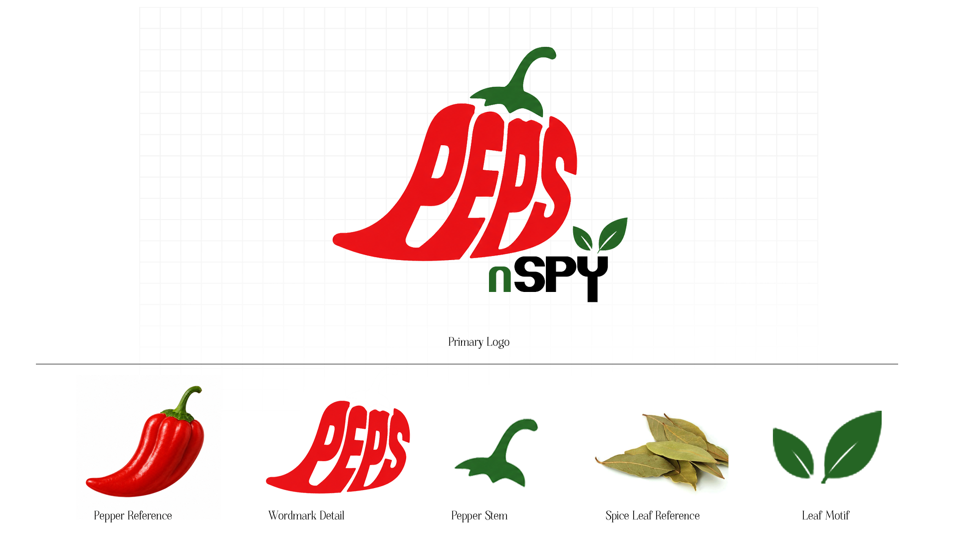 Peps n Spy logo breakdown