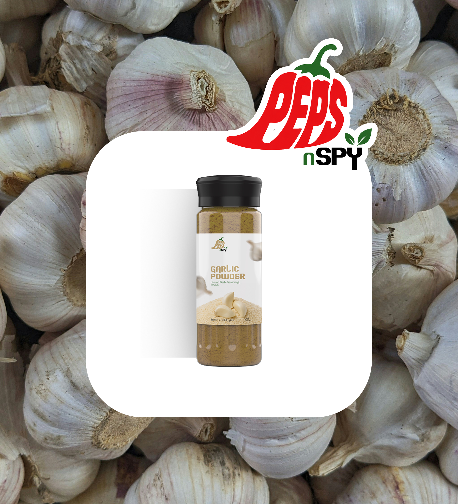 Peps n Spy garlic product visual