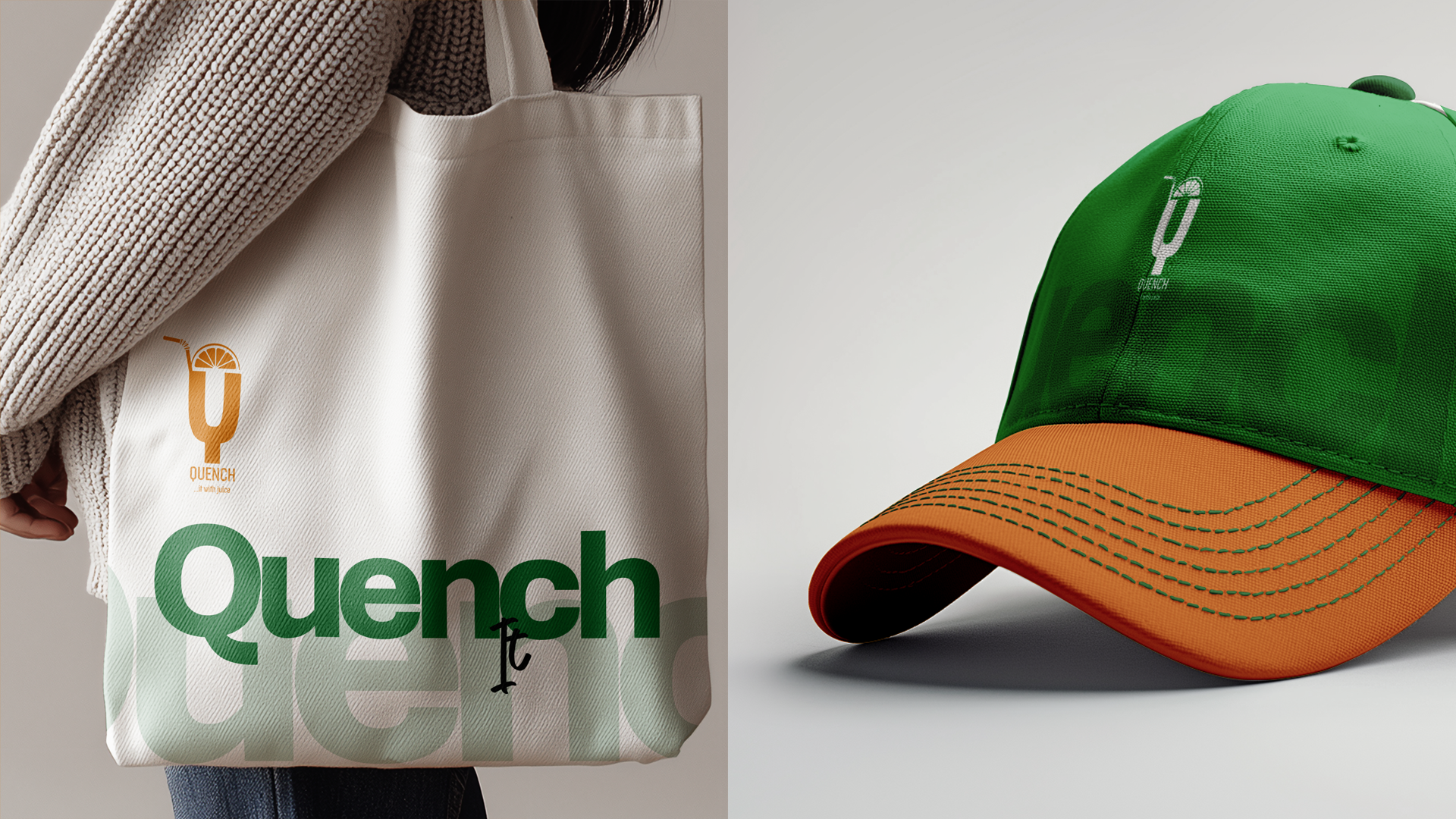 Quench merchandise mockups
